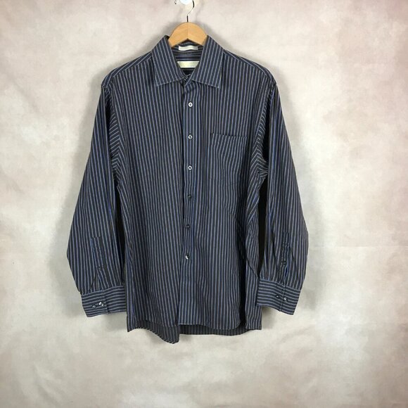 MICHAEL KORS Men's Cotton Striped Button-down Shirt Size XL - Picture 10 of 10